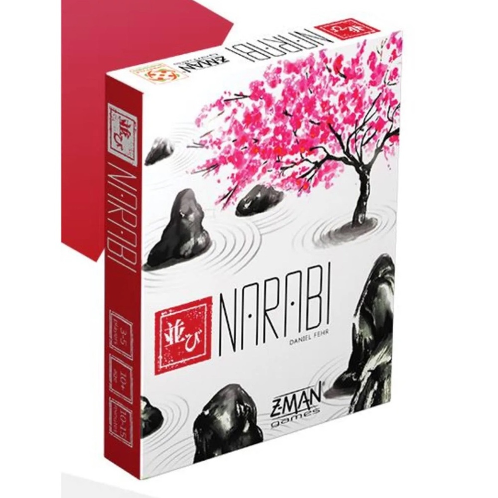 Narabi Card Game by Z-Man Games - 3 to 5 Players Age 10+ Brand New & Sealed